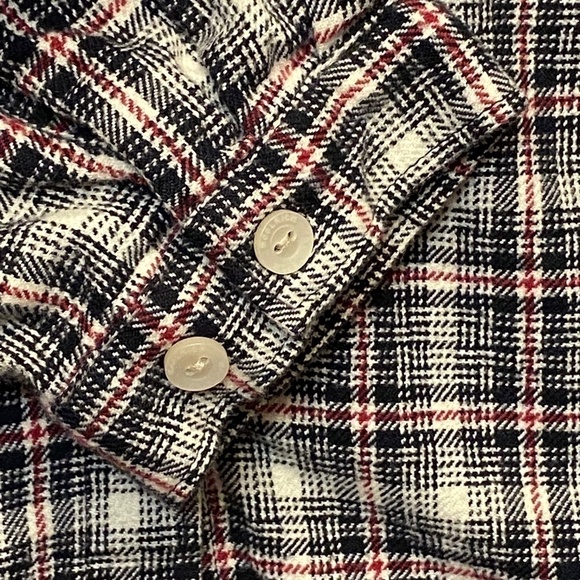 Woolrich 2006 100% cotton button down plaid shirt women's large - Picture 3 of 9